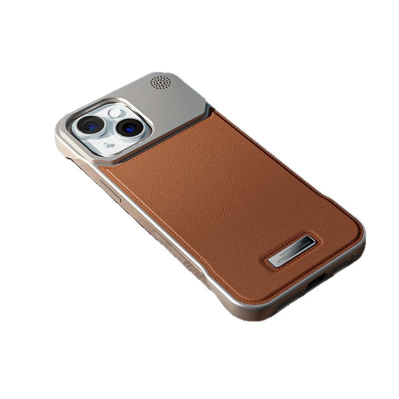 Funda magnética de cuero con aromaterapia para iPhone 16, compatible con Apple 15, 14 y 17 Air, con función de carga.