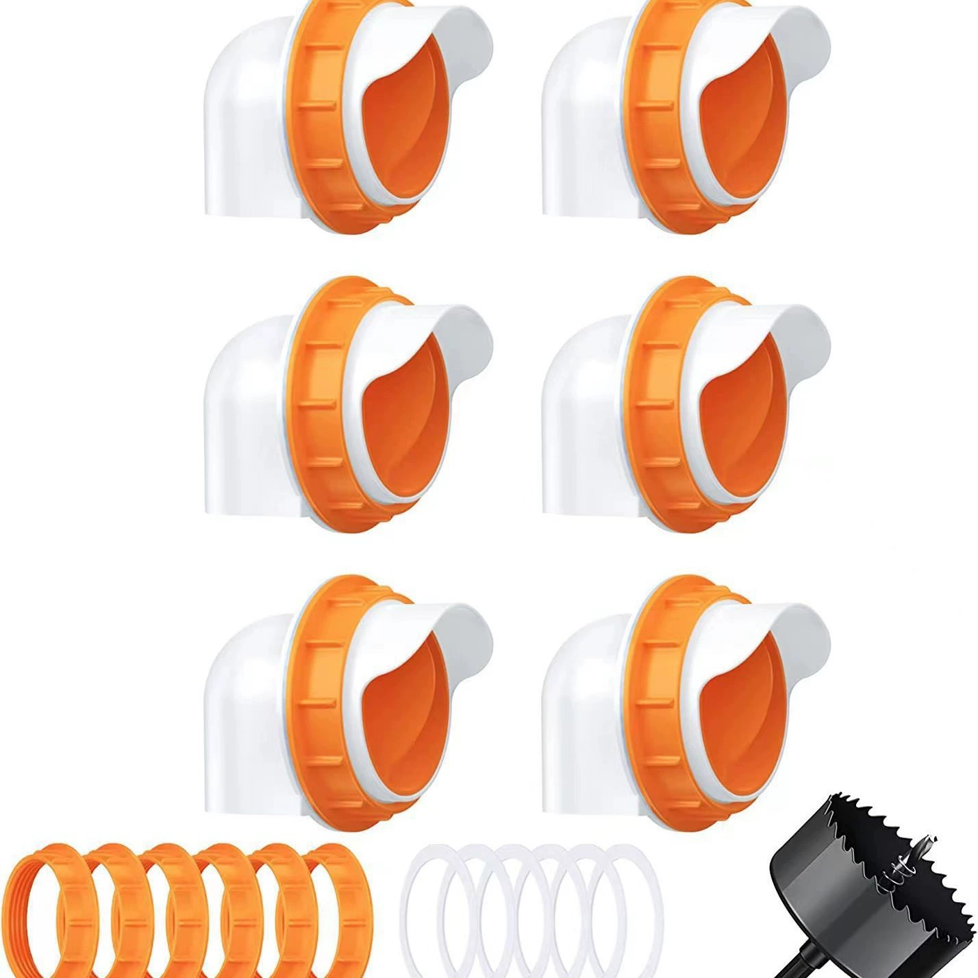 2023 новые четыре поколения Poultry Pro Feeder Курица Кормушка Дождевая Курица Кормушка Птица Бочка