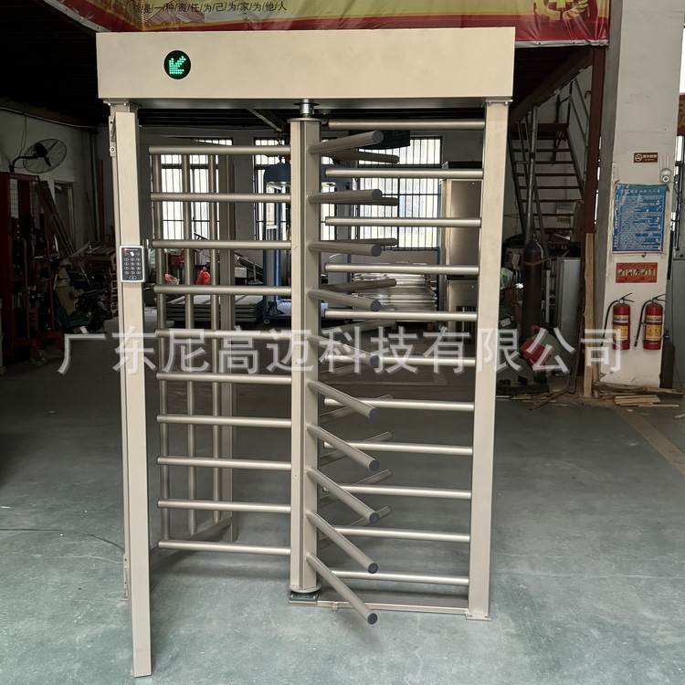 肇庆工厂车站全高半高旋转门单向转闸工地系统刷卡面部识别进出栅