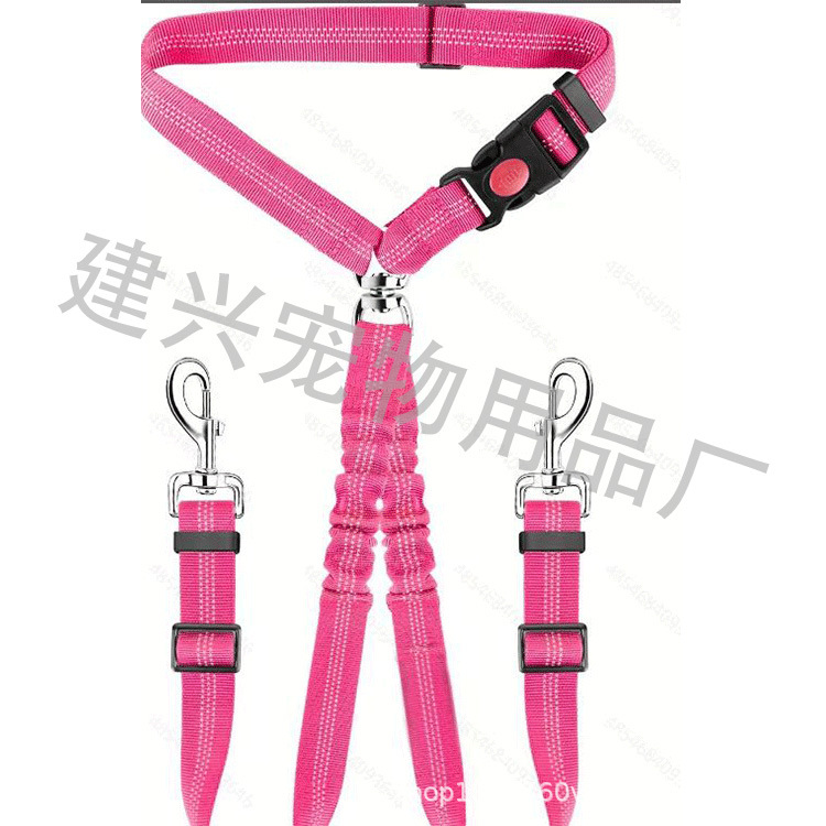 Mascota perro cinturón de seguridad suministros de coche perro gato coche fijo Cadena de perro buffer tracción cuerda de seguridad del coche