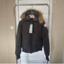 2026 Winter New Model Goose 01 Pilot Short Jacket Cold-Proof down Coat for Men and Women Couples with Fur Collar Thickened for Warmth