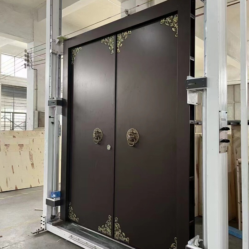 Modern Simple New Chinese Style Entrance Door Mansion Door Courtyard Entrance Cast Aluminum Armored Door Safety Door Opposing Door