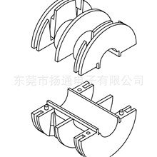 ET24变压器骨架ET25轮轴 bobbin  2408