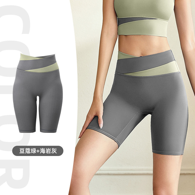 聚衣堂色合わせレジャースポーツスーツ通気性フィットネススーツ高弾裸感ヨガスーツ女性|undefined