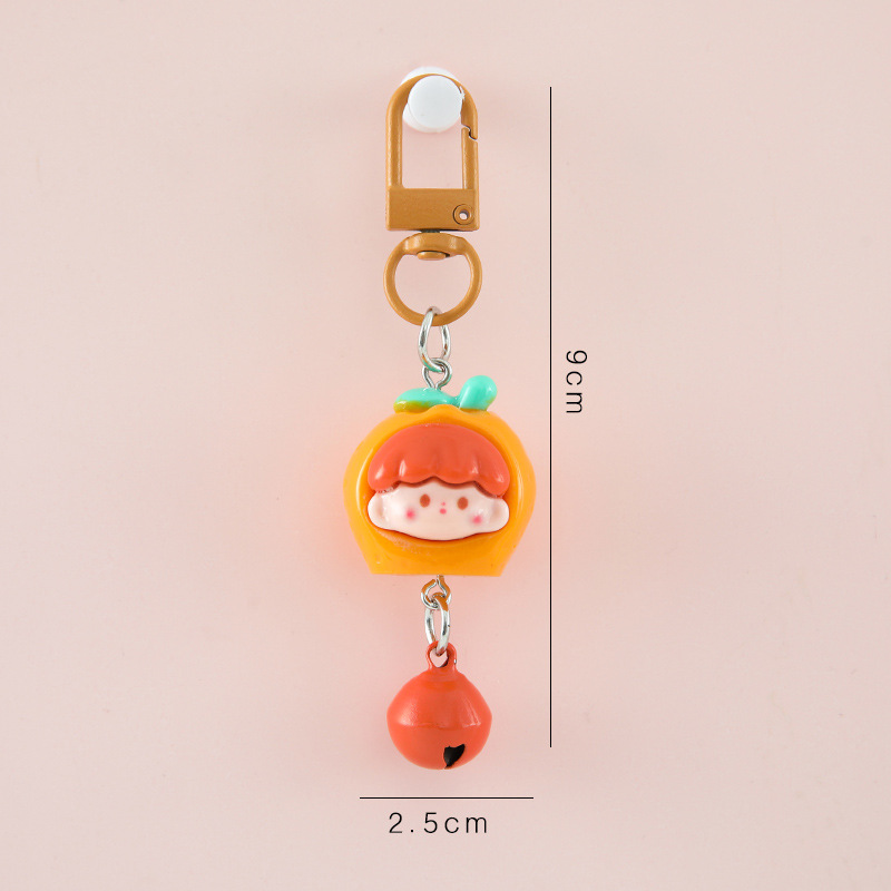 과일 아조 소녀 키링/딸랑이 [오렌지]