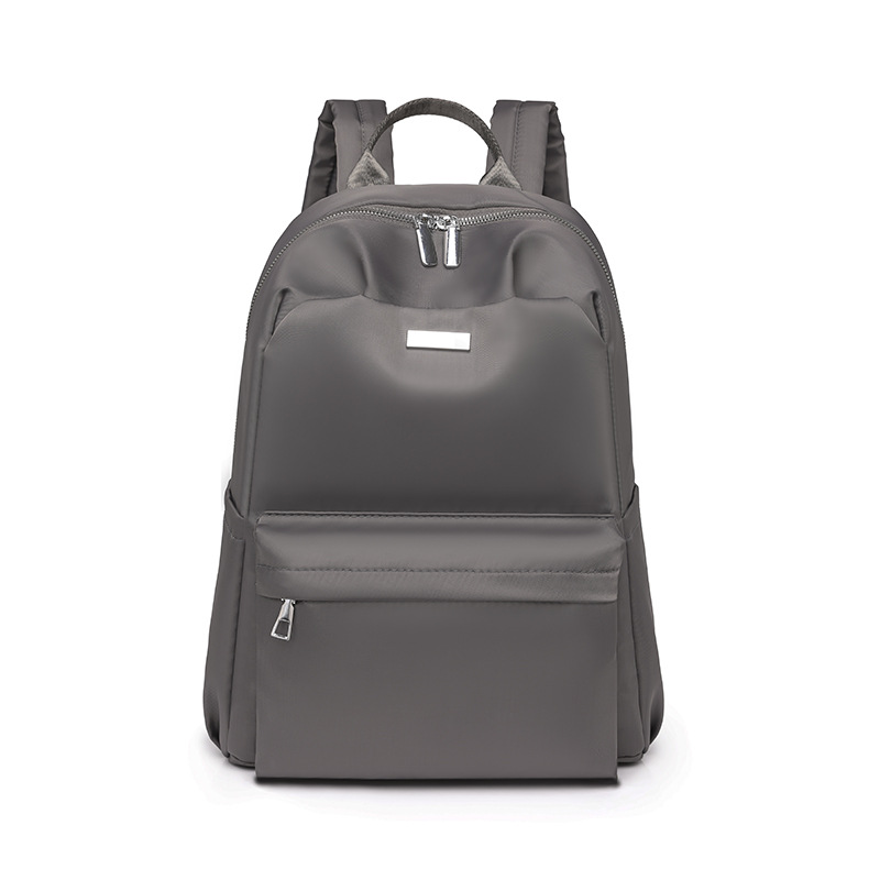 2024 nuevo estilo casual color sólido señoras gran capacidad mochila de viaje ligero al aire libre de nicho