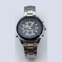 六针蓝天使男士手表时尚皮带石英表速卖通爆款男款 免费送包装盒