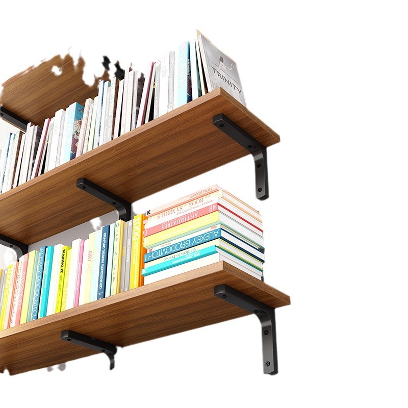 壁の棚の壁の本棚の壁の仕切り板の壁の棚の壁掛け式の板のブラケットの子は一字の板をぶら下げます。