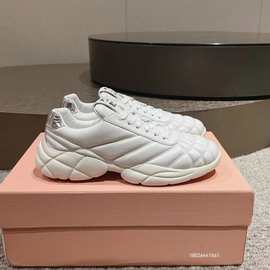 2024新款走秀款棒球鞋系带休闲百搭小白鞋m家运动鞋阿甘鞋德训鞋