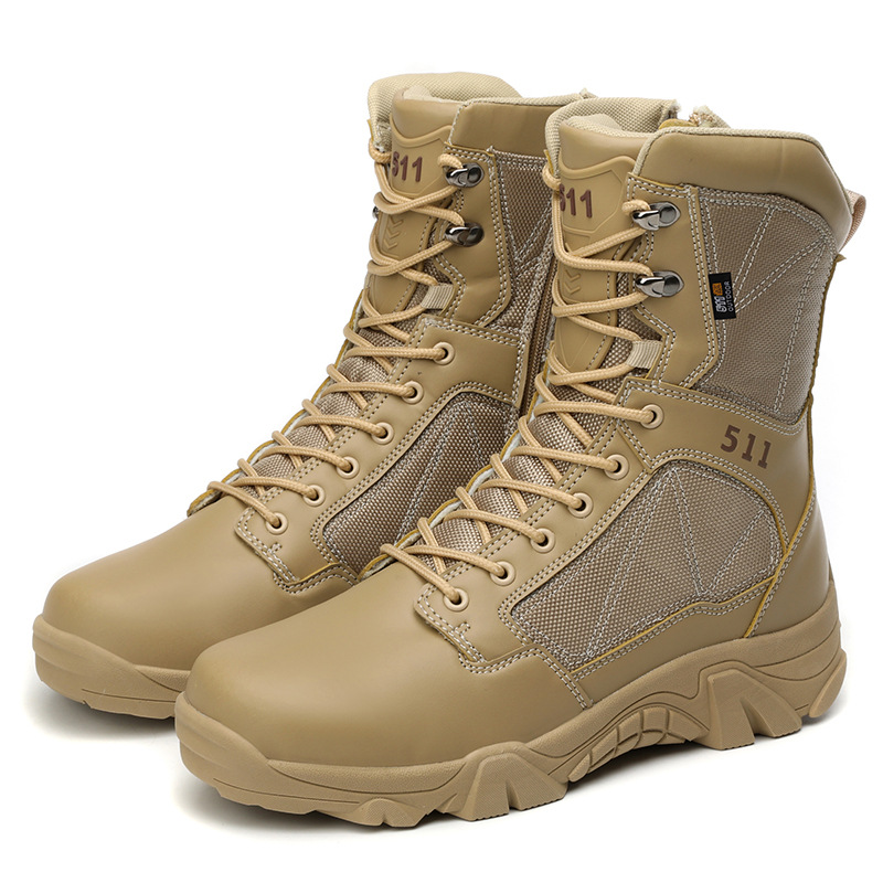 Botas militares de hombre transfronterizas, botas tácticas, botas de combate al aire libre, botas de hombre Amazon, botas de desierto para hombre