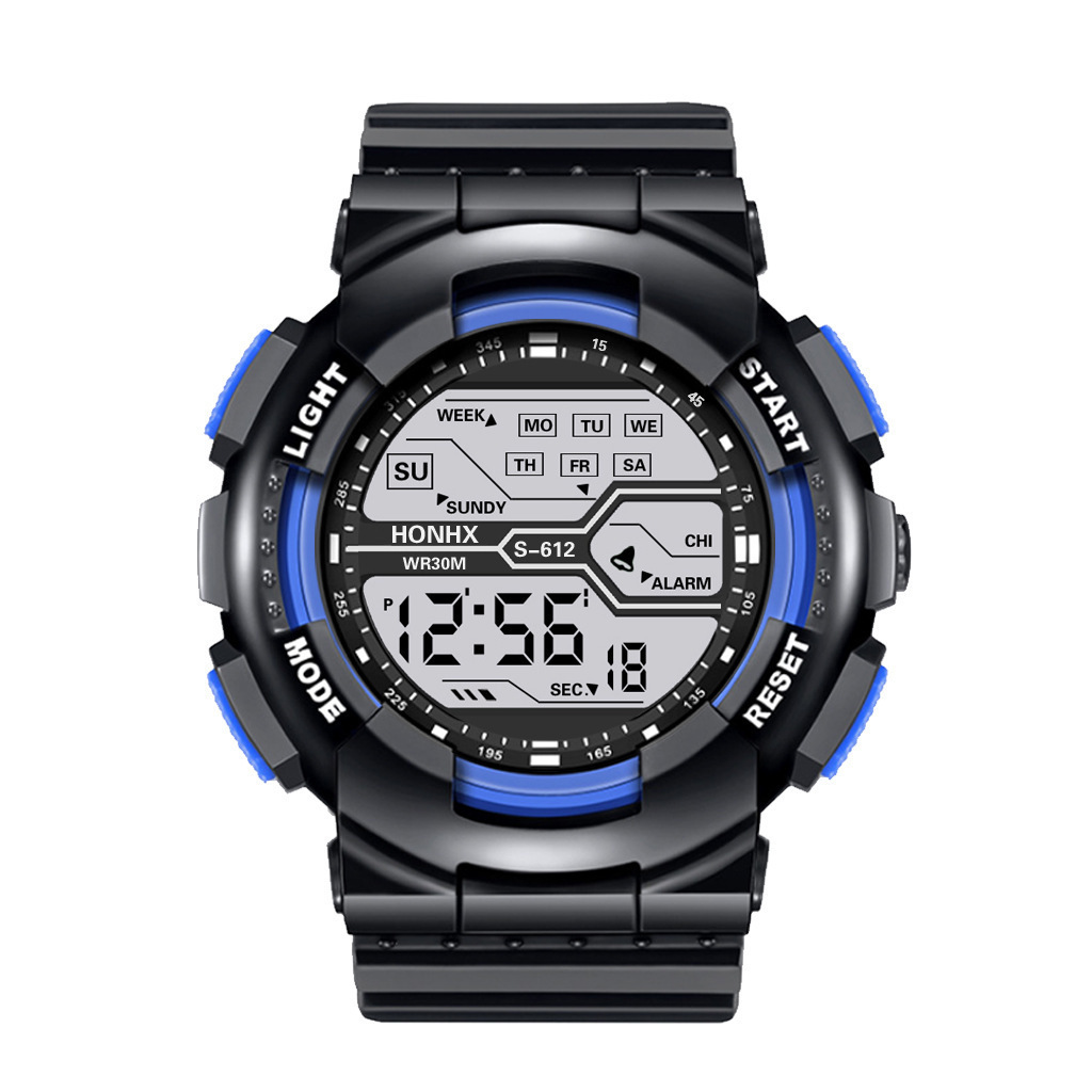 Reloj para hombres y mujeres deportes al aire libre multifuncional reloj electrónico digital luminoso impermeable estudiante reloj electrónico