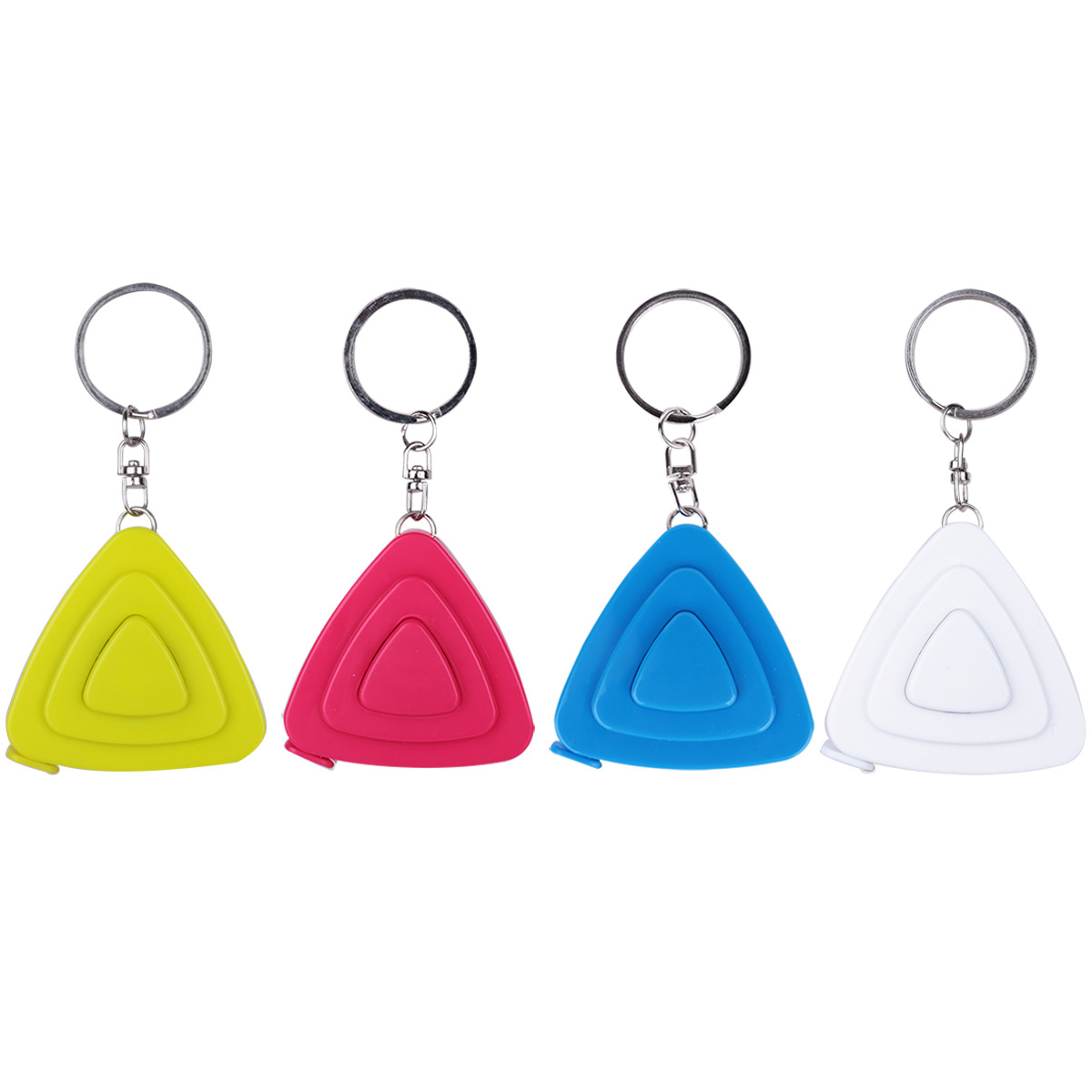 Deli 79666 color caramelo llavero mini cuero cinta métrica 1,5 m adsorción magnética tire gobernante