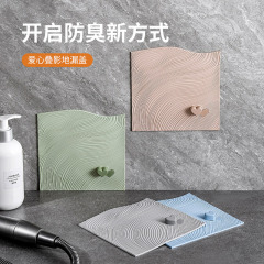 下水道防臭地漏盖卫生间防虫垫厨房水槽防堵塞洗手间厕所地漏垫子