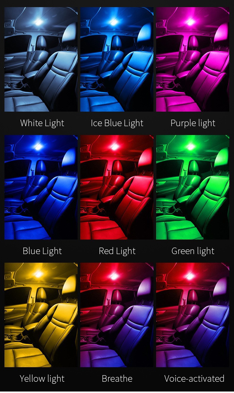 Car reading light led interior light lighting light rear car ceiling light trunk roof light indoor light