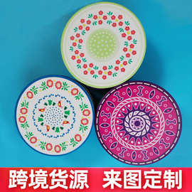 亚马逊跨境杯垫软木中纤板餐垫定制作印logo可印刷杯子垫来图定制