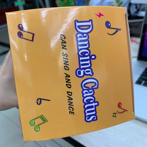 Cross-border dancing cactus toy gift box, internet celebrity singing and dancing electric shaking cactus packaging gift box