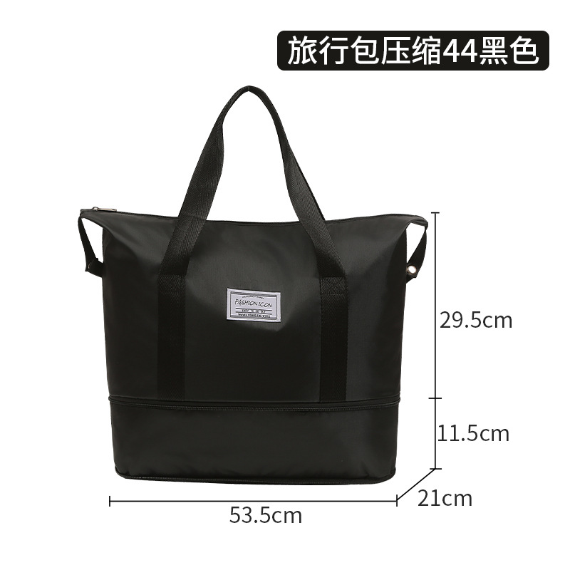 Bolsa de Almacenamiento de Viaje Compresible de Poliéster Plegable para Ropa y Artículos de Tocador