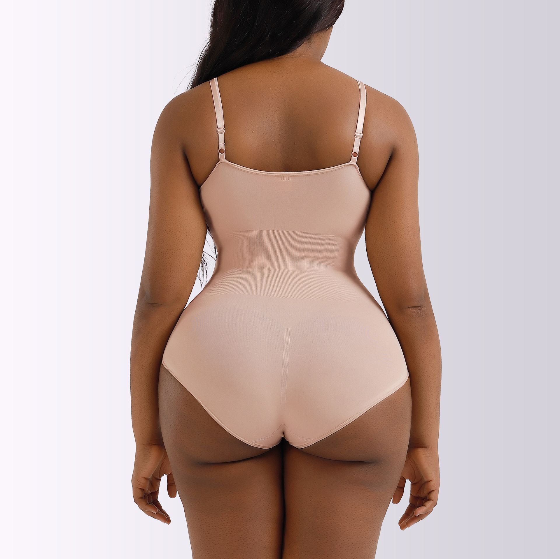 Solid Color Waist Support Gather Shaping Underwear display picture 4