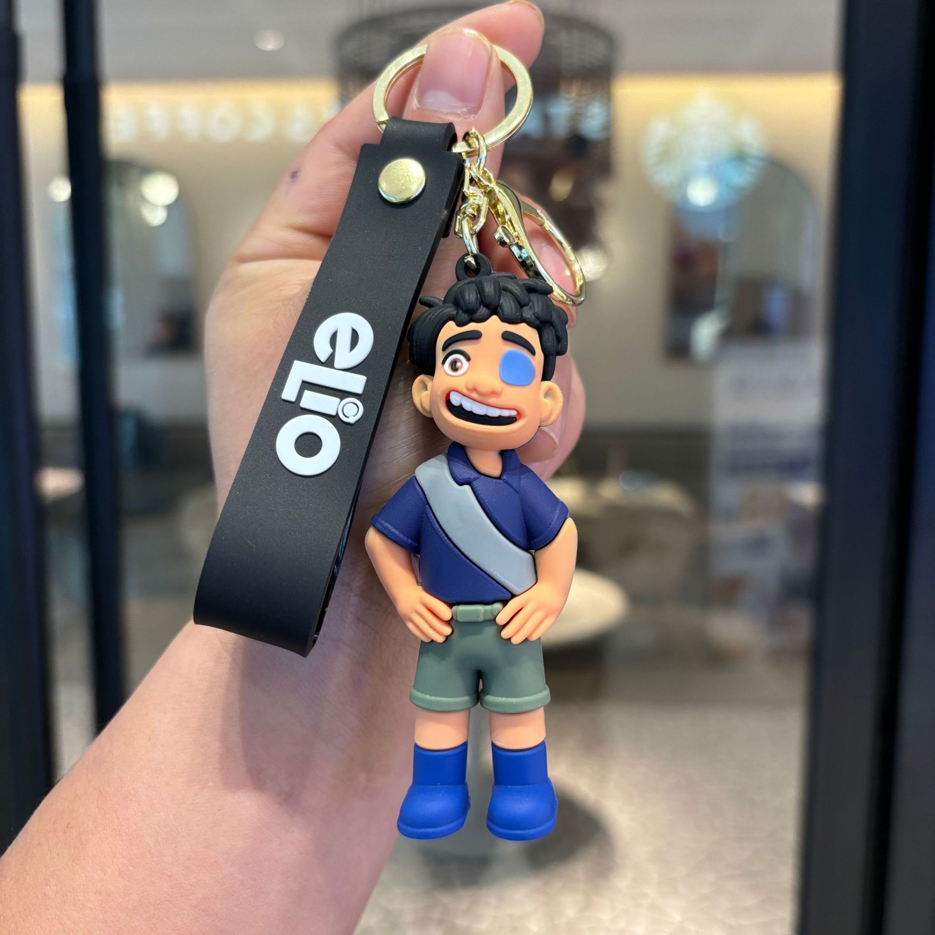 Cartoon transfronterizo Earth Envoy Keychain Colgante Keychain Car accesorios bolsos lindos para hombres y mujeres pequeños regalos