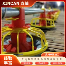 全自动料线 养鸡设备 饮水线 肉鸡平养料盘式喂料线水线鸡鸭设备