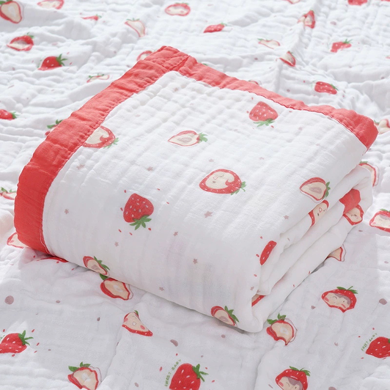 Toallas de gaza para bebés de seis capas de espuma de alta densidad para niños, toallas de baño para bebés, toallas de almuerzo para niños image 22