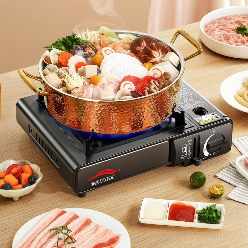 卡式炉户外便携式野外炉具火锅卡磁卡斯瓦斯炉气罐煤气燃气灶全