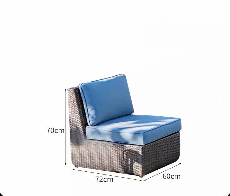 Al Aire Libre sofá Jardín de ratán jardín Hotel oficina de ventas Sunshine Room balcón al aire libre Silla de ratán mesa de té combinación de muebles