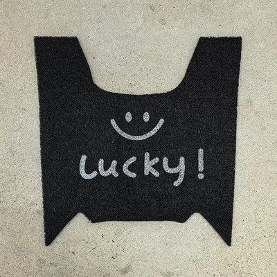 Honda NWT150 motorcycle-specific silk – Electric vehicle foot mat - smiley-face-honda-nwt150