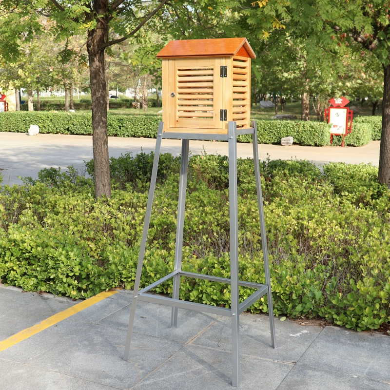 Деревянные жалюзи метеорологическая станция Дождевая антикоррозийная климатическая лаборатория термометр кронштейн строительной площадки атмосферная среда наружная коробка