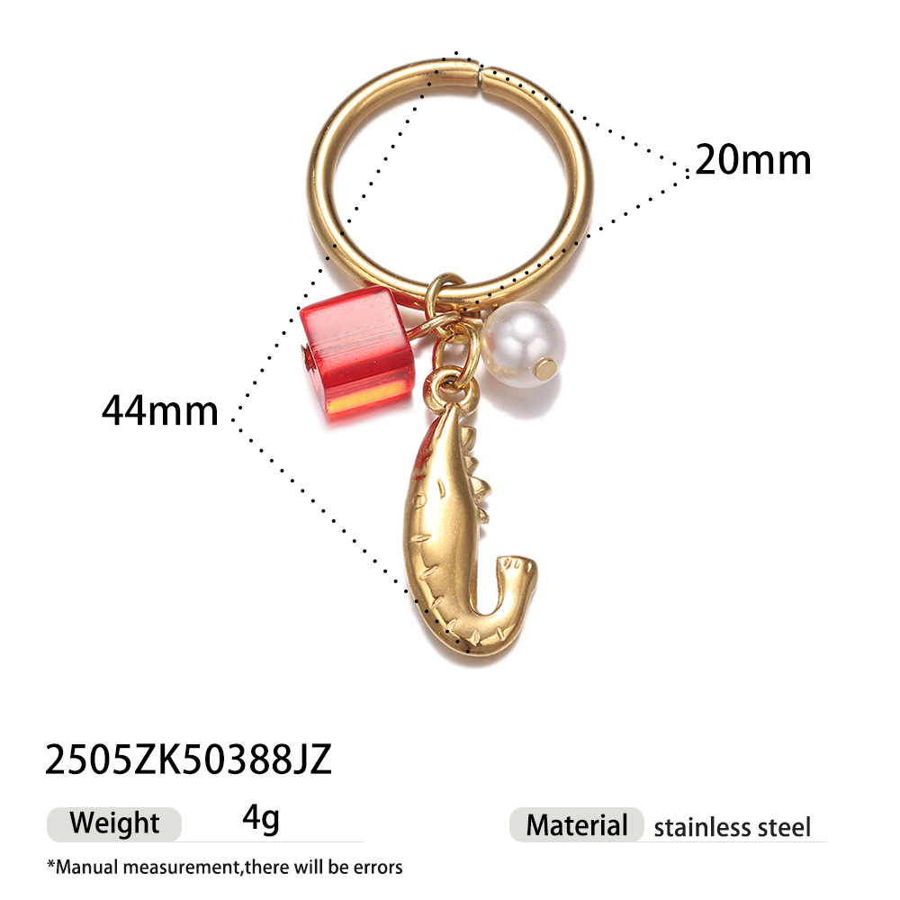 Anillo de acero inoxidable europeo y americano de Tena, lujo ligero, sentido de alta gama, estilo de playa marina, anillo de acero de titanio, diseño de nicho femenino