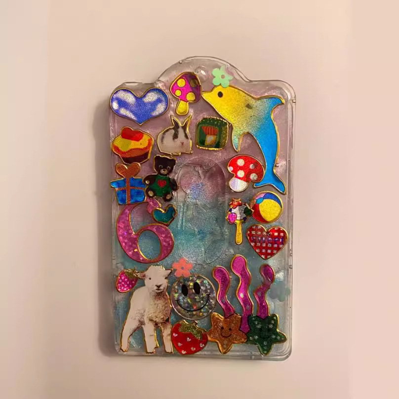 diy crystal glue card set mold bus handmade silicone high mirror material gypsum aromatherapy baking fondant