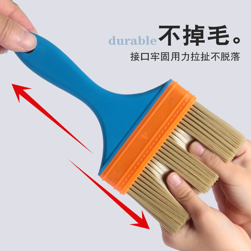 Plastic brush, nylon paint