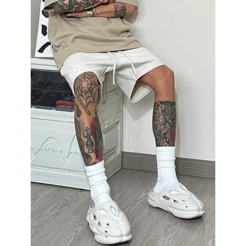 Wholesale Summer American Style Solid Color Casual Matchable Short Pants for Men, Ins Trend Brand Loose Drawstring Basketball Sport Pants