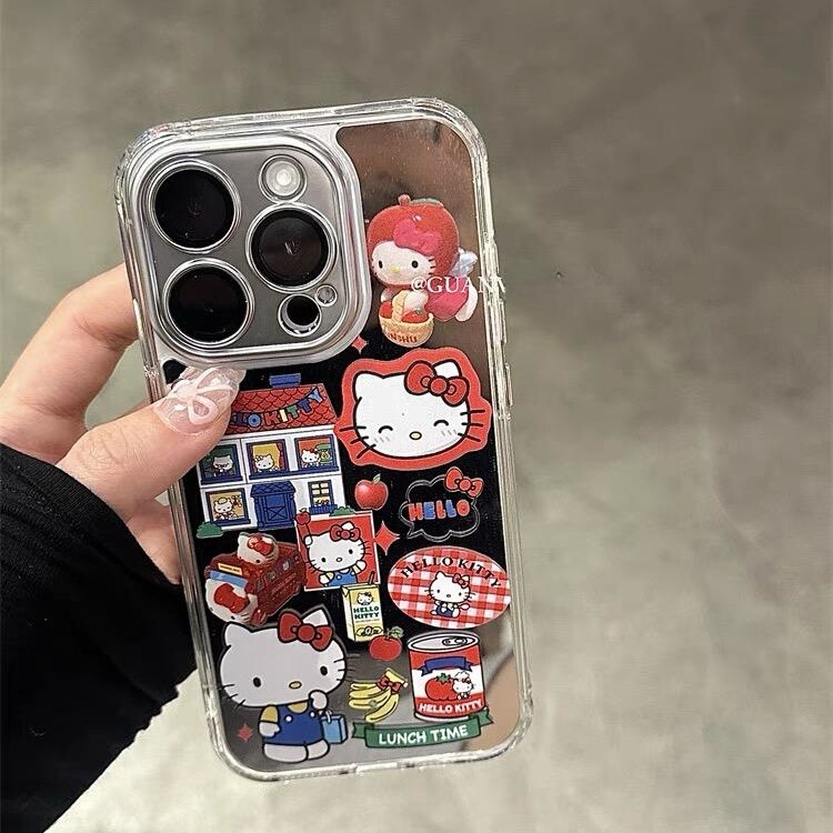 Suitable for Apple Modified Machine Xsmax Modified 16Promax House Can Kt Cat Xr Modified 13Pro Mirror Phone Case
