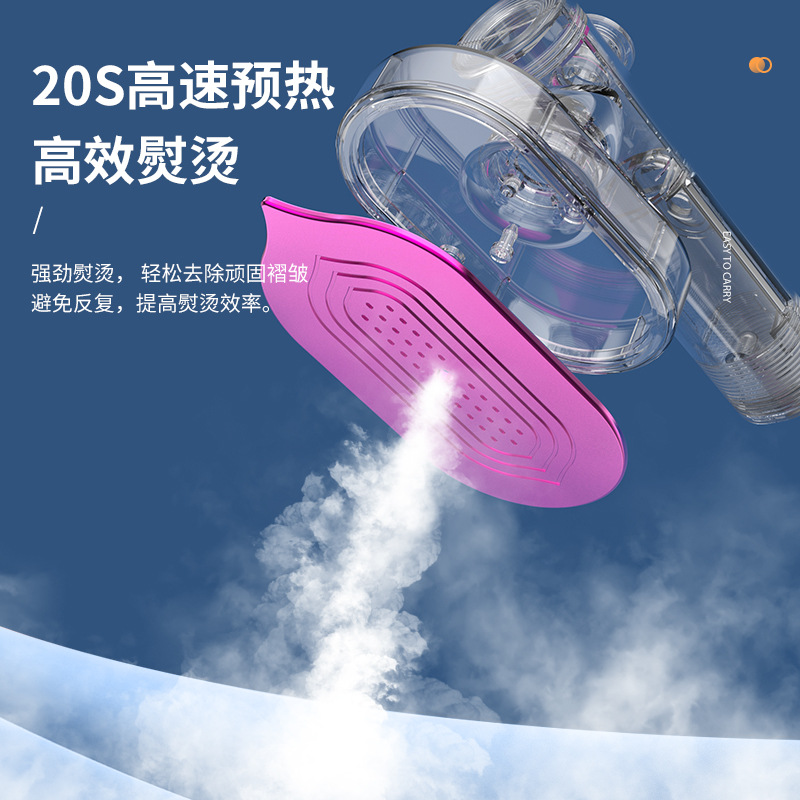 Factory power supply iron handheld steam iron portable home handheld ironing machine mini small rotating folding iron