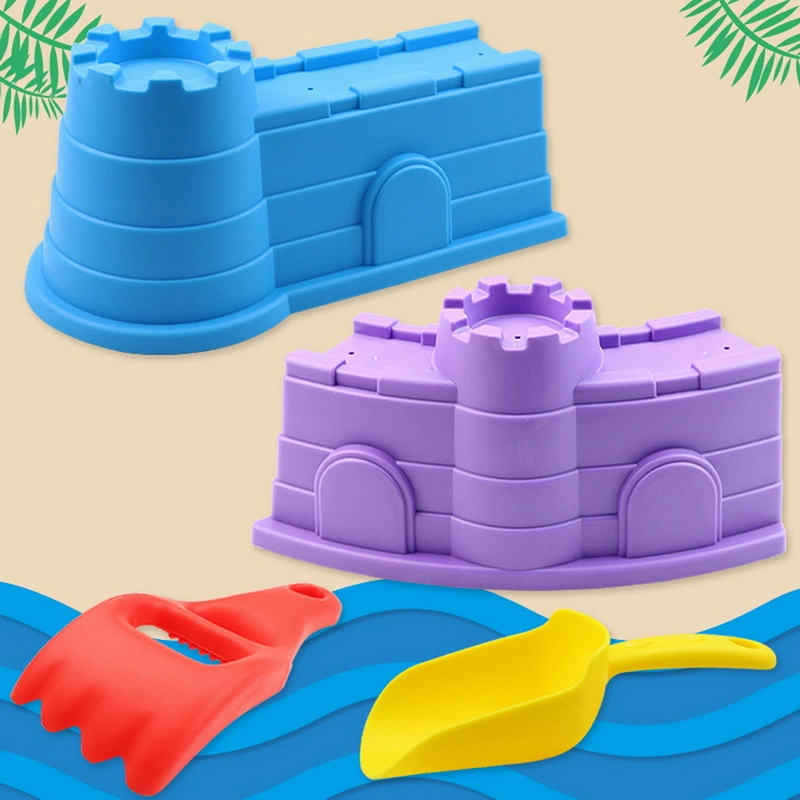 Трансграничная оптовая продажа пляжных игрушек 4 комплекта детских снежных песков