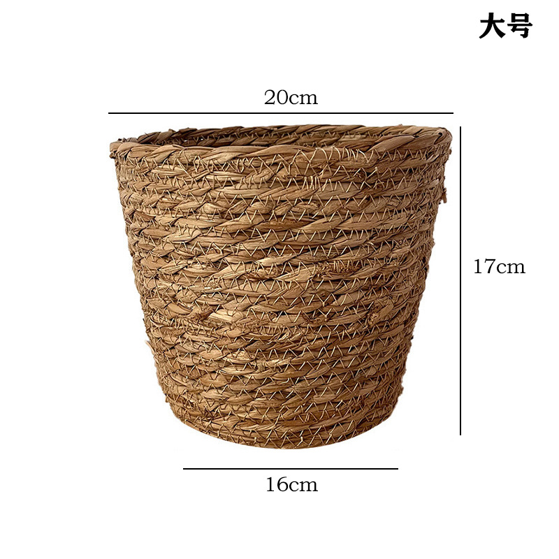 Cesta de Mimbre para Arreglos Florales, Diseño de Oso Abrazando Castañas, Estilo Hada, Material para Manualidades DIY