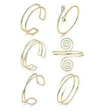 欧美跨境热销款不规则外贸夸张手镯臂镯套装线条褶皱小众欧美热销