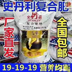 史丹利三安19-19-19肥的流油复合肥小麦玉米蔬菜水稻大蒜药材通用