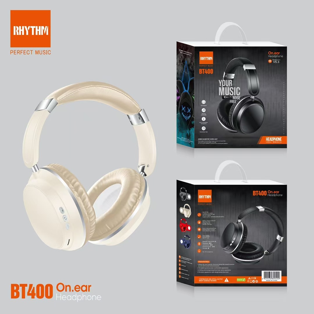 BT400 auricular Bluetooth inalámbrico transfronterizo plegable retráctil de graves pesados retráctil tarjeta estéreo deportivo JB400