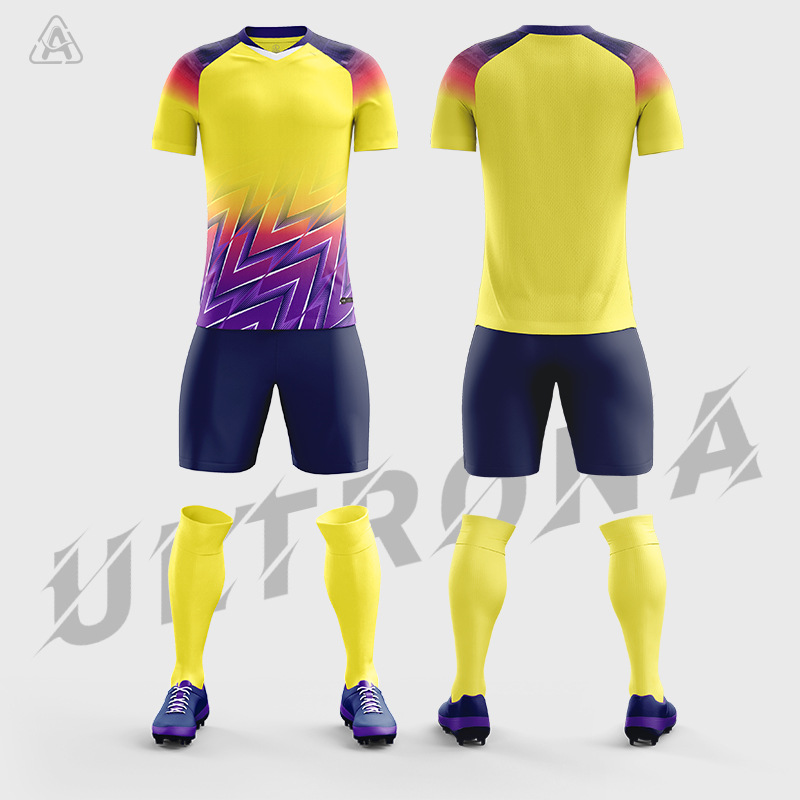 Ropa de entrenamiento de fútbol para niños verano adultos niños y niñas Escuela Primaria estudiante equipo competencia personalizada rendimiento ropa deportiva al por mayor