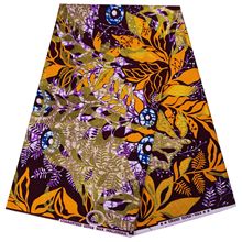 现货棉质双面印花蜡染布洒超蜡出口欧美外贸面料女士礼服布料