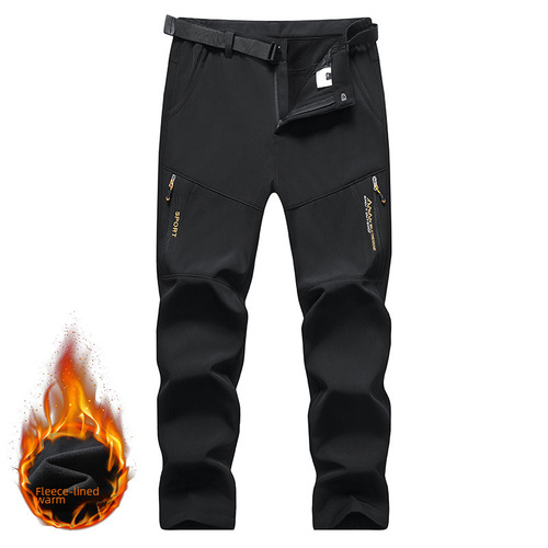 Outdoor men and women's winter waterproof windproof breathable hiking and skiing pants with warm insulation hiking and skiing pants