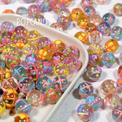 手繪珠配件材料POPCANDY氛圍感珠子DIY手工散珠多色多巴胺手機鏈