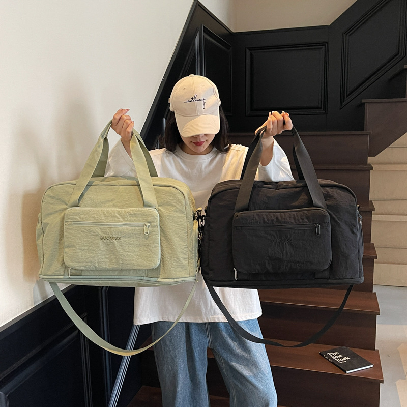 男性と女性のための新しいトラベルバッグ、出張用のポータブル荷物バッグ、大容量の拡張可能な収納バッグ、乾湿分離フィットネスバッグ|undefined