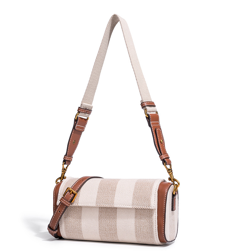 ZARA Style 2026 New Plaid Baguette Bag Women's Shoulder Crossbody Bag Versatile Commuter Handbag Pillow Bag - Thumbnail 2