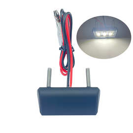 跨境热销街跑摩托车LED尾灯迷你后尾牌照灯福喜劲战BWS改装车牌灯