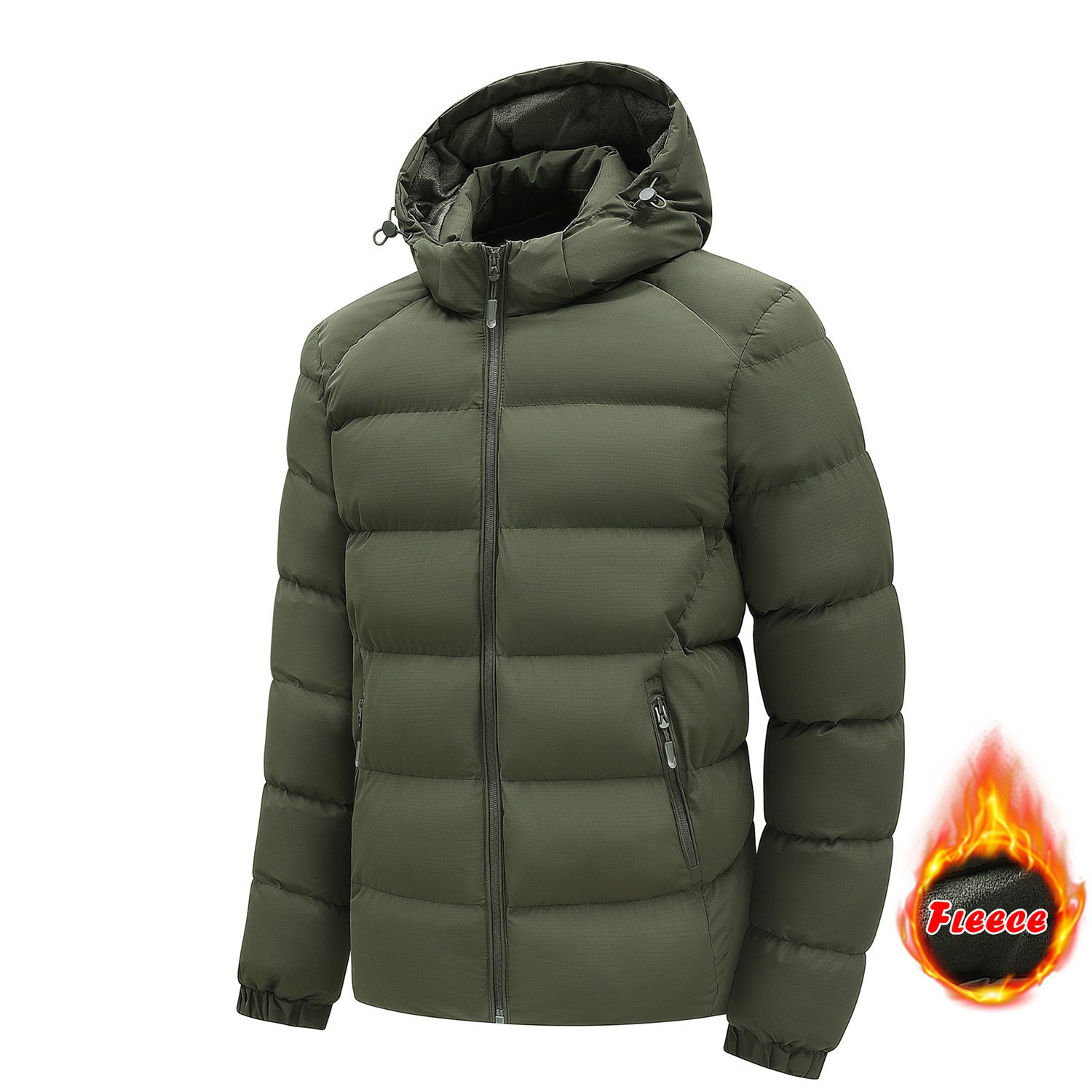 Transfronteriza mayorista de moda moda de algodón de pluma de hombre ocio grueso costilla chaqueta de algodón cálida chaqueta de comercio exterior chaqueta de algodón