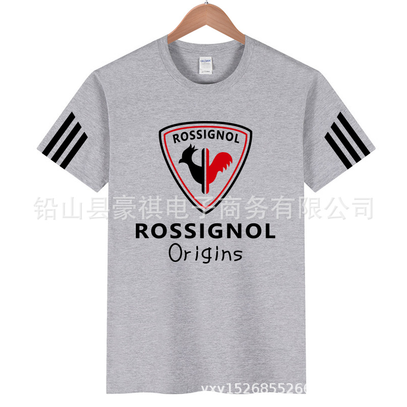 Summer round neck T-shirt with printed T-shirt and cotton lettering for both men and women_voghion.com