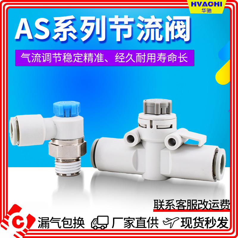 控制调节阀AS2201/3211F-M5/0102-04A/060810SA限入限出型节流阀